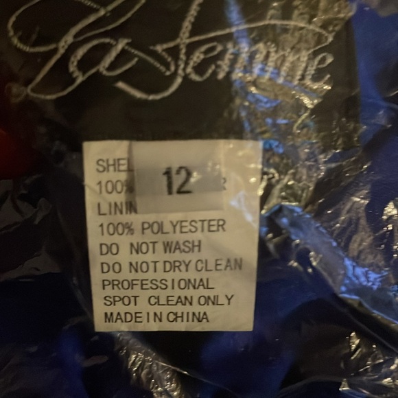 La Femme Simply Timeless Empire Waist Gown - Picture 5 of 5